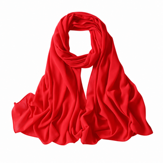 Fashion Favorite Chiffon Sjaal - Rood