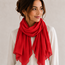 Chiffon Sjaal - Rood | Polyester | 180 x 90 cm