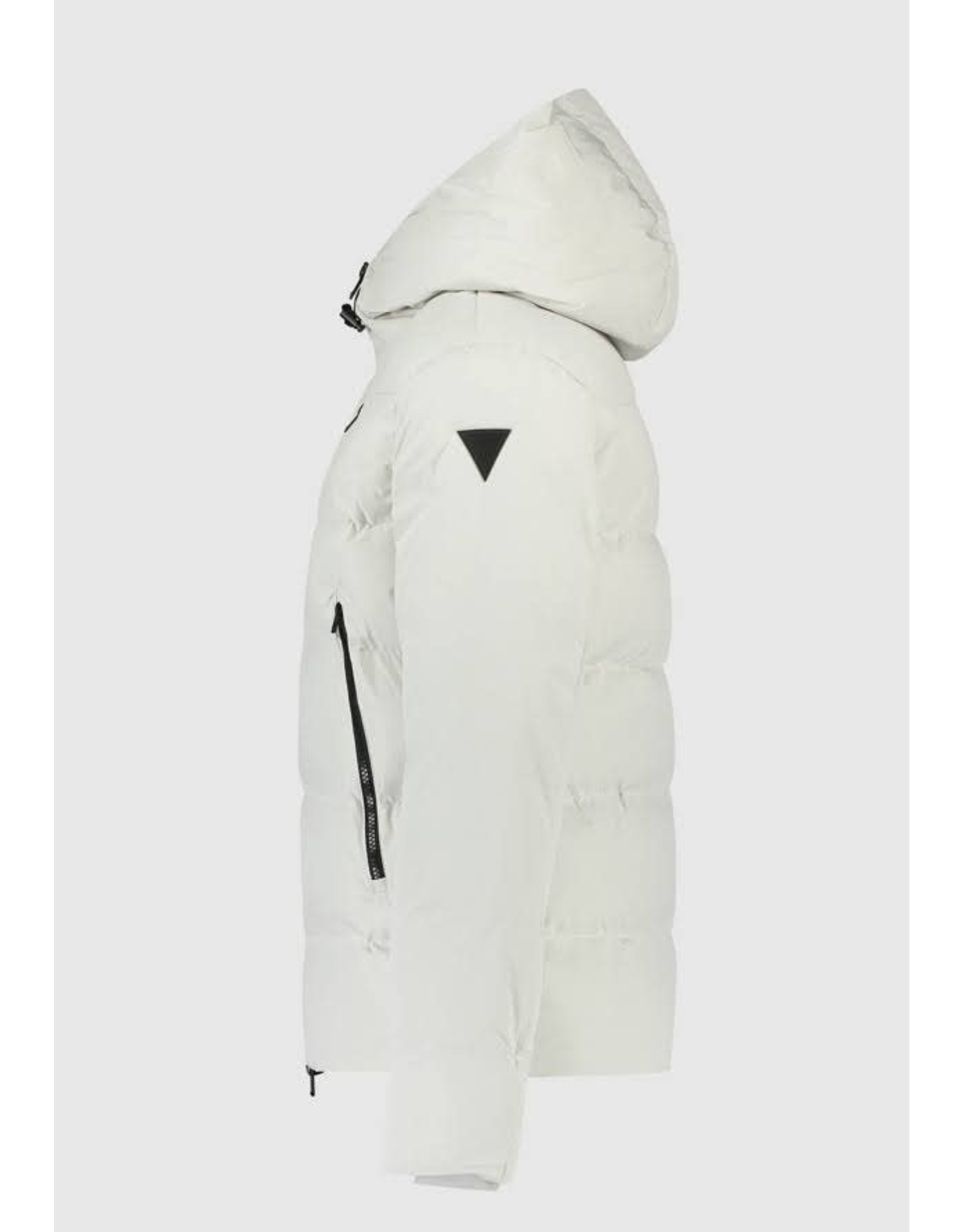 Pure White 21030403 EMBOSSED LOGO ON HOOD OFF WHITE