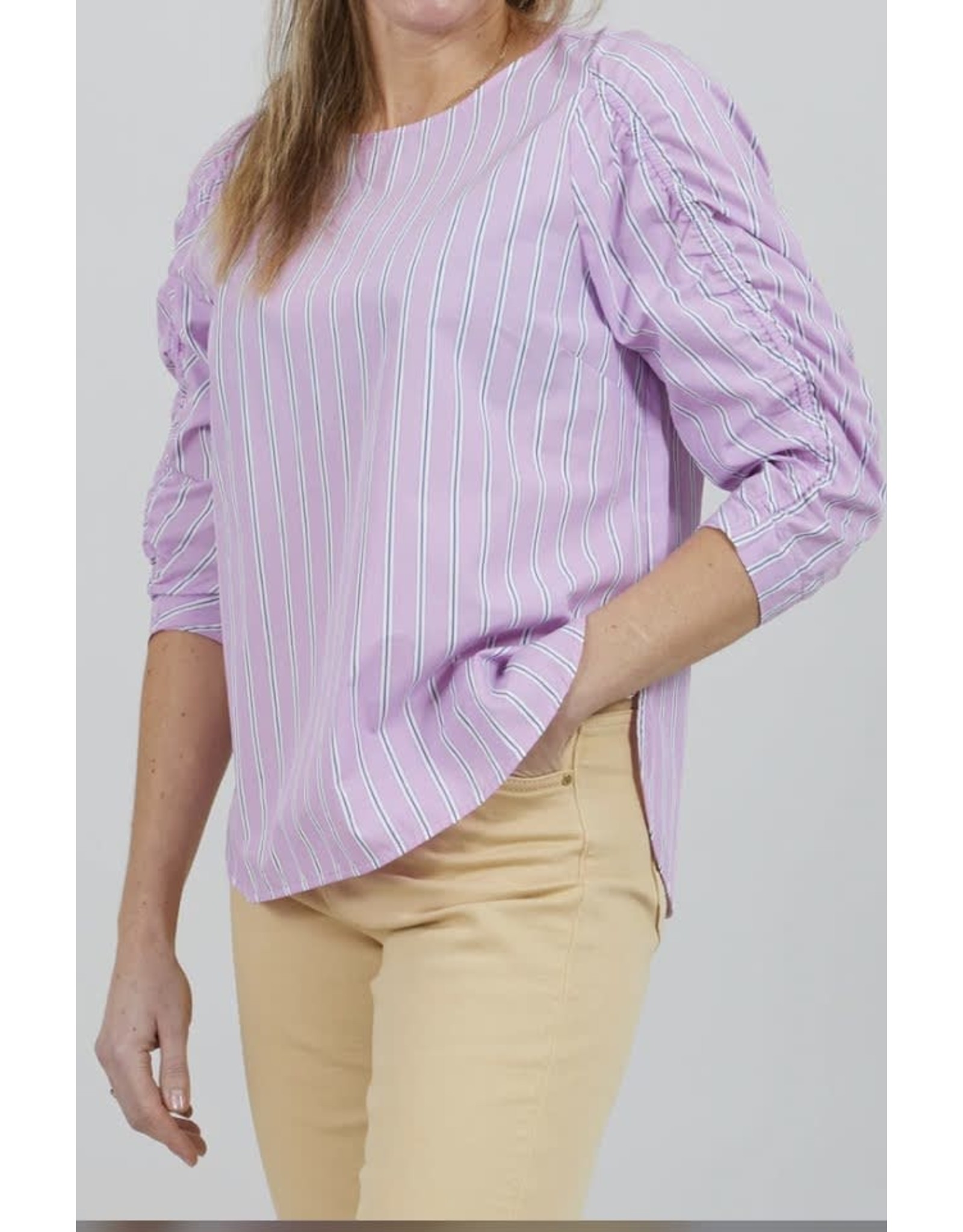 coster copenhagen BLOUSE WITH GATHERINGS CROCUS PINK