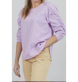 coster copenhagen BLOUSE WITH GATHERINGS CROCUS PINK