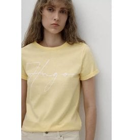 Hugo Boss THE SLIM TEE LIGHT PASTEL YELLOW