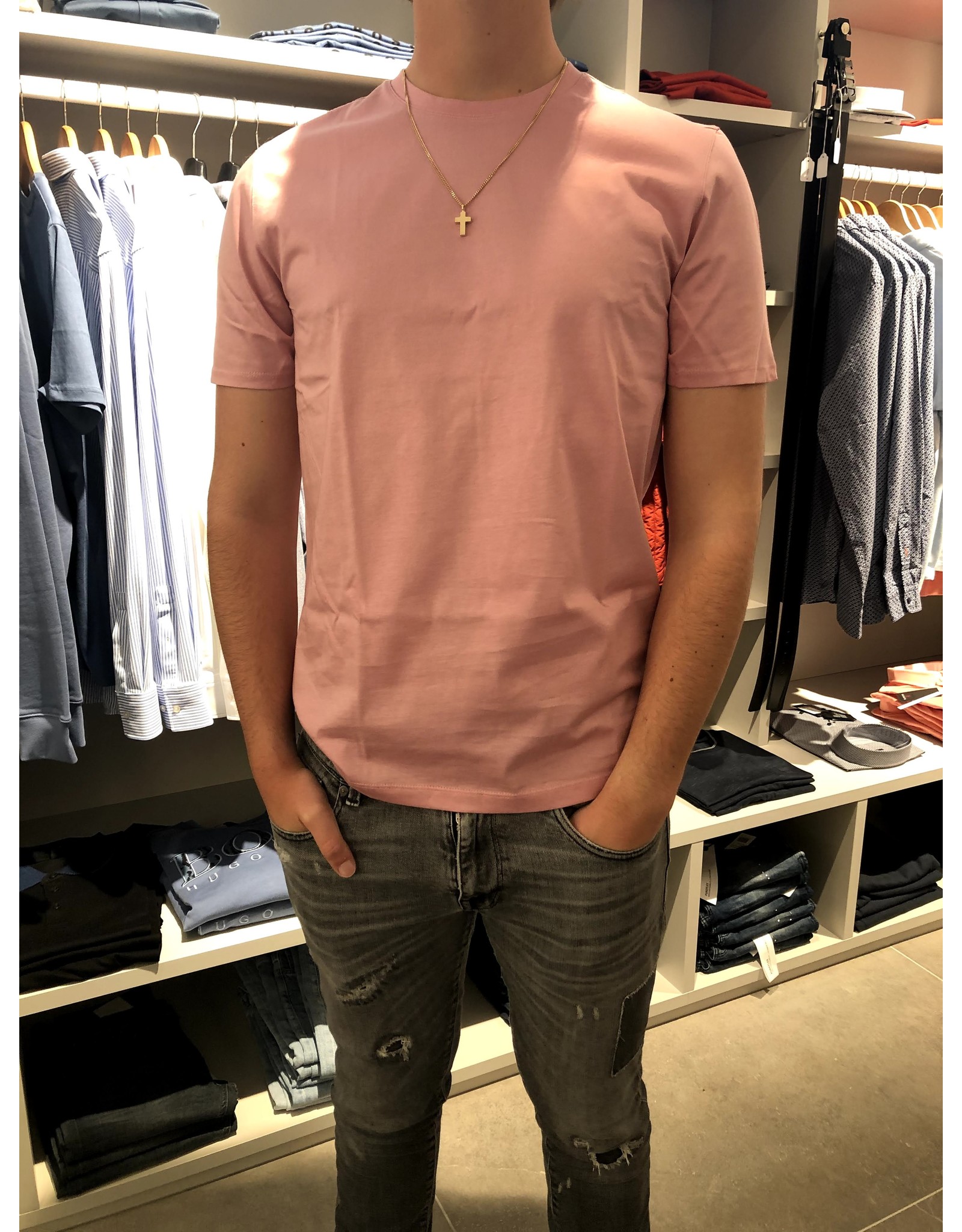 Ted Baker M DUSKY PINK T-SHIRT