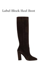 MARCH23 LABEL BLOCK HEEL BOOT CHOCOLAT CROSTA