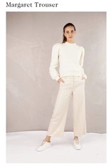 MARCH23 MARGARET TROUSERS VISCOSE/WOOL IVORY