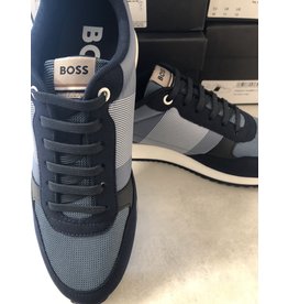 Hugo Boss 50493224 KAI RUNN LACE UP SNEAKERS OPEN BLUE