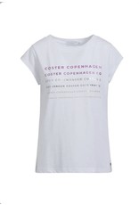 coster copenhagen 231-1160 T-SHIRT WITH FOIL LOGO