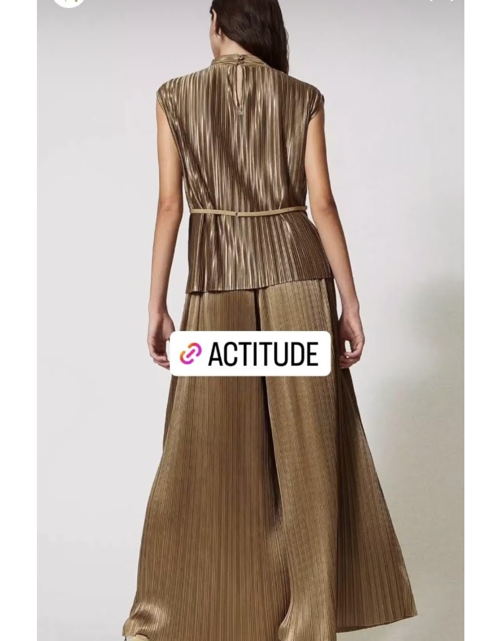 ACTITUDE TWIN SET 231AP2030 TOP DESERT