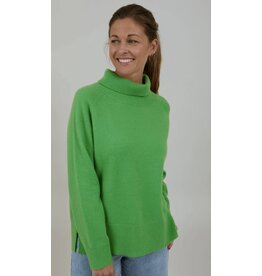 coster copenhagen 234-2418 SWEATER WITH HIGH NECK FOREST GREEN