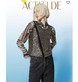 ACTITUDE TWIN SET 232AP2423 TOP NERO