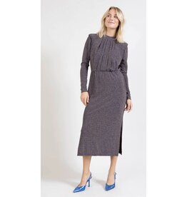 coster copenhagen 235-5504 SHIMMER DRESS BLUE METTALIC