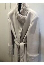 FLYGIRL 6184/01 CAPPOTTO C/COLLO PANNA