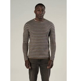 MOS MOSH 503340 ADAM SOFT STRIPE KNIT WARM CAMEL