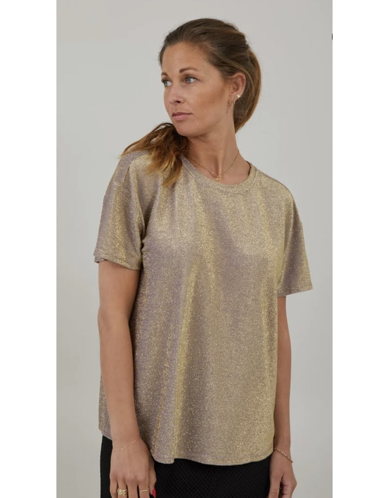 coster copenhagen 234-1411 SHIMMER TEE BROWN SHIMMER