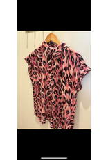 SILVIAN HEACH GPP24114CA SHIRT LEOPARD PINK