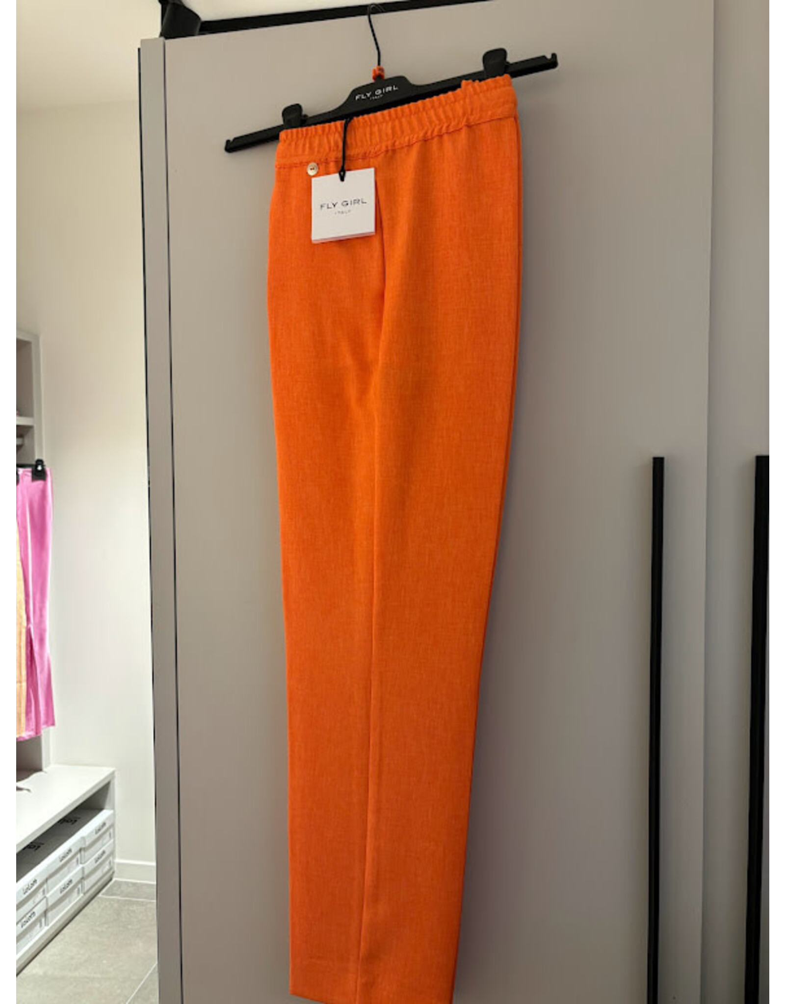 FLYGIRL 30475/09 PANTALONE THK UOMO ELASTICO ARANCIO