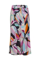 coster copenhagen 241-4112 SKIRT IN MULTI LEAF PRINT