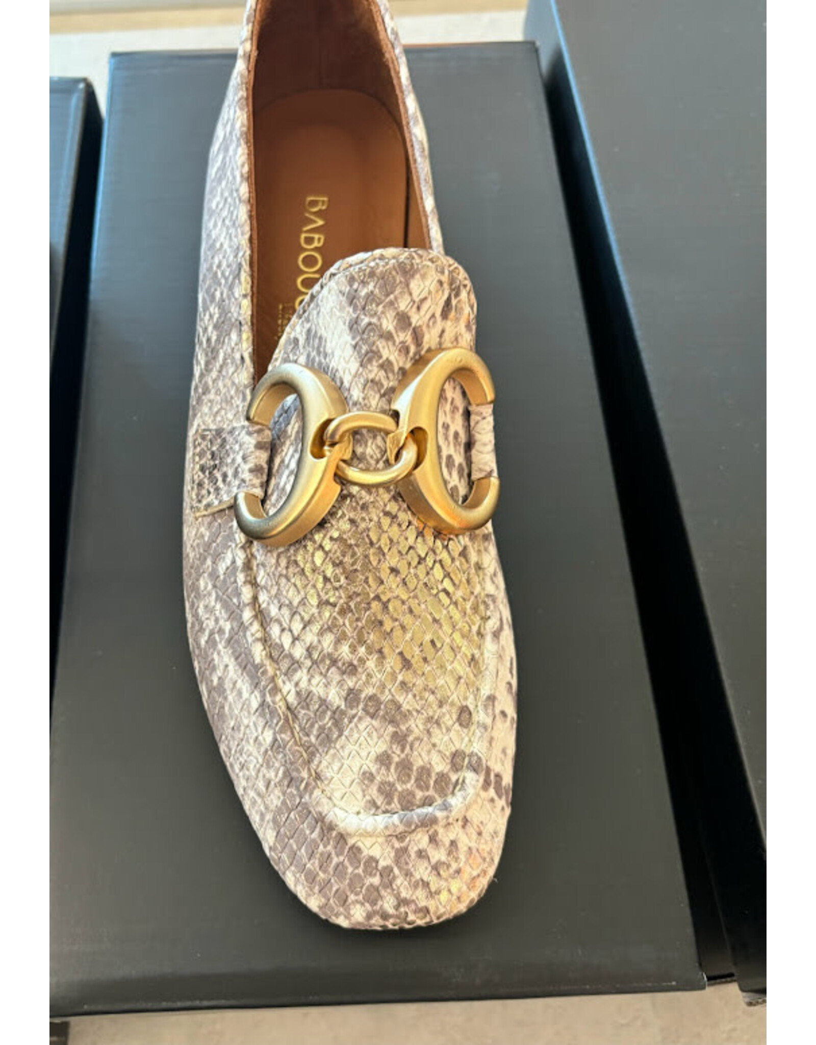 Babouche JULA SNAKE GOLD