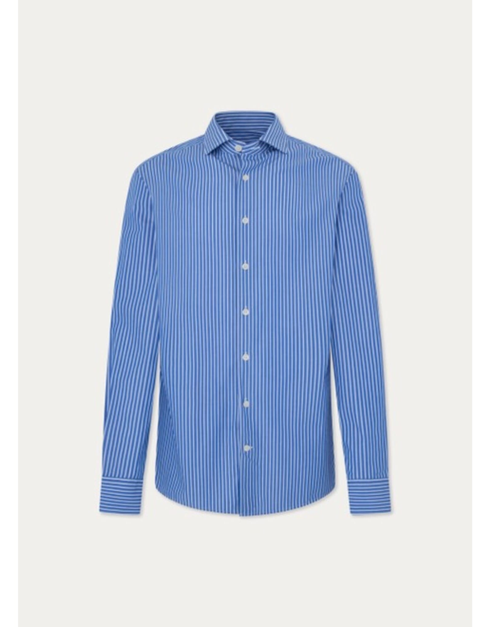 Hackett POPLIN CLASS STRIPE HM309867 BLUE