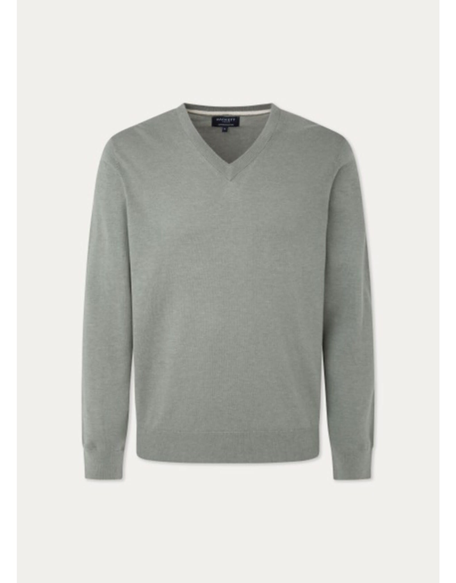 Hackett COTTON CASHMERE V HM703086 GRASS GREEN