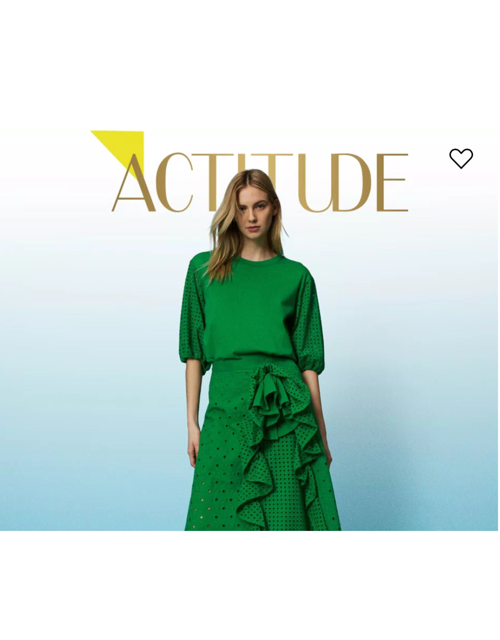 ACTITUDE TWIN SET 241AT2078 T-SHIRT FERN GREEN