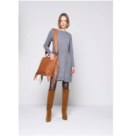 SILVIAN HEACH GPA24278 SHORT DRESS GREY