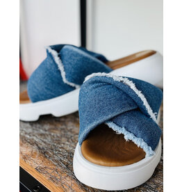 Babouche FLOOR DARK JEANS BABOUCHE
