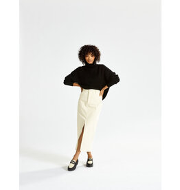 LALOTTI SILLY CORDUROY SKIRT ECRU