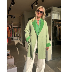 CARACTERE 0277A0 0613 CAPPOTTO LUNGO DOUBLE VERDE