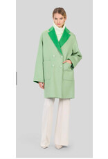 CARACTERE 0277A0 0613 CAPPOTTO LUNGO DOUBLE VERDE