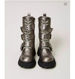 ACTITUDE TWIN SET 242ACP016 ANFIBIO PELTRO BOOTS