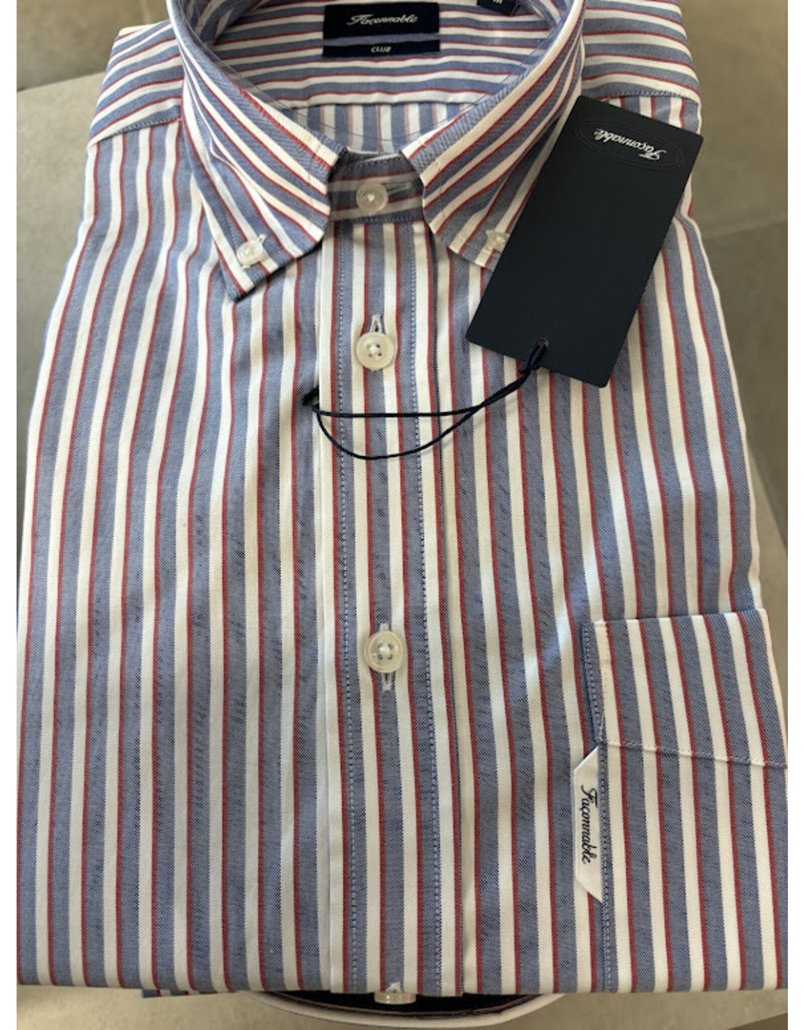 Faconnable HEMD HM301882 BLEU/RED