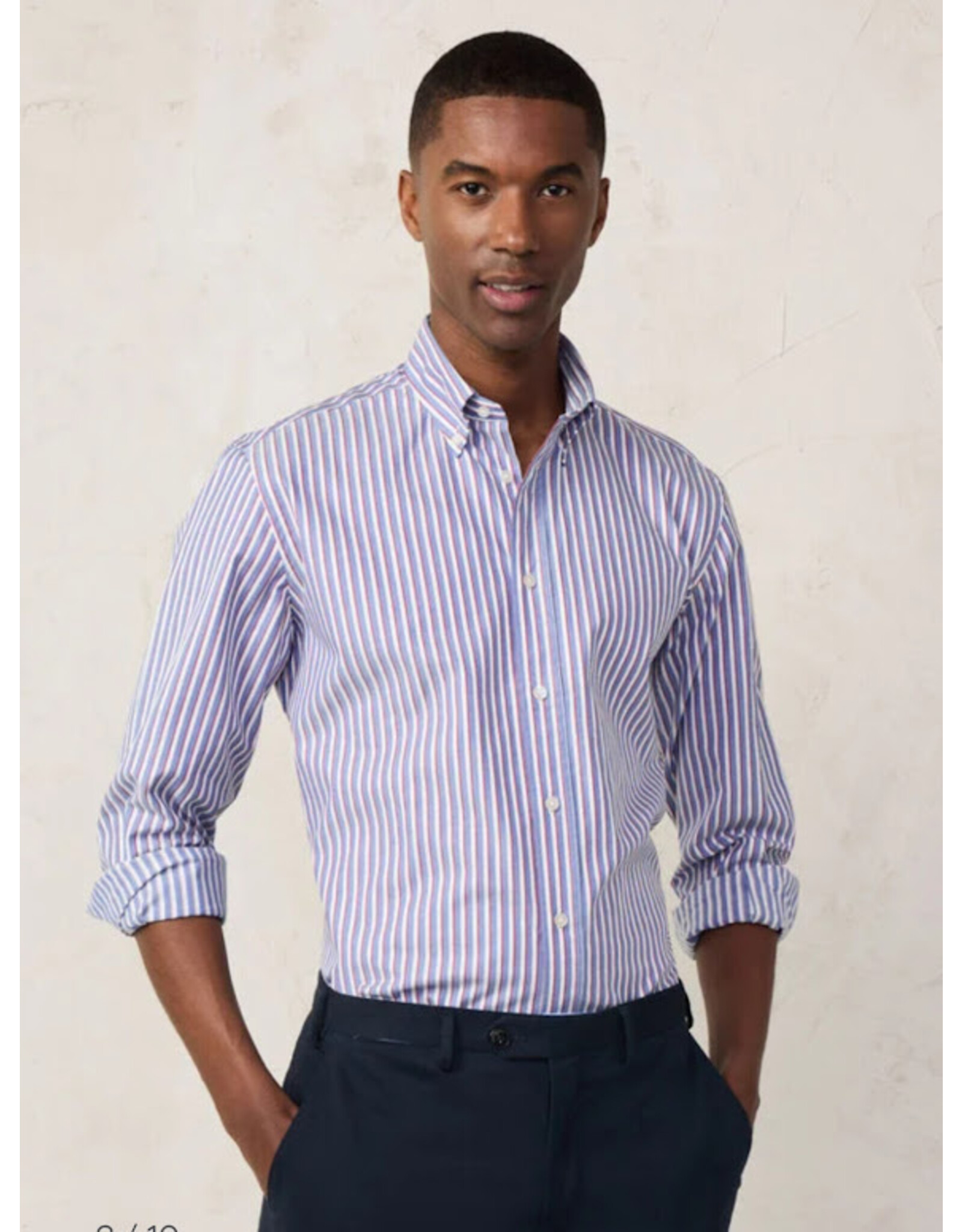 Faconnable HEMD HM301882 BLEU/RED