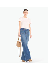 JANICE HIGH RISE DAMES JEANS RECHTE PIJP FLARED JAGGER BLAUW 111