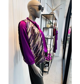 LALOTTI BALOU GILET MULTICOLOUR PURPLE