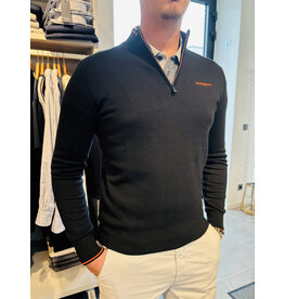 Hackett HM703231/999 KNIT HZIP BLACK