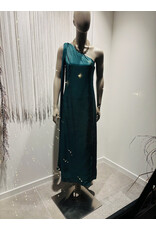 JUST EVE DRESS CARMINA FOREST GREEN