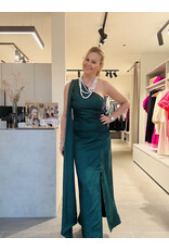 JUST EVE DRESS CARMINA FOREST GREEN