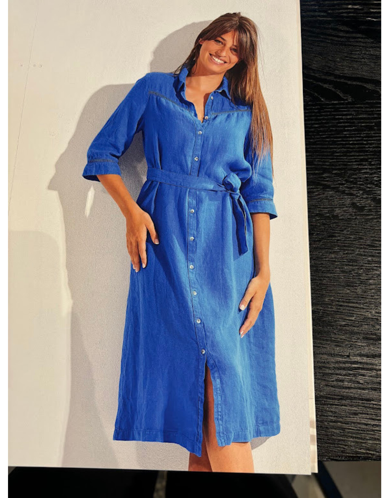 LALOTTI GRACIA LONG JURK SKYBLAUW