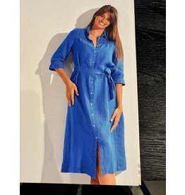 LALOTTI GRACIA LONG JURK SKYBLAUW