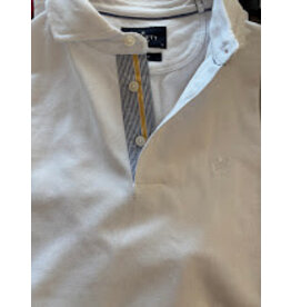 Hackett HM563443/802 POLO SELVEDGE PLACKET OPTIC WHITE