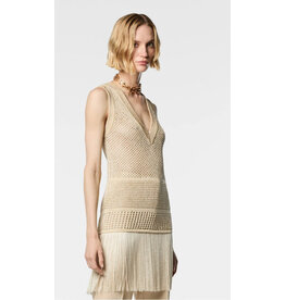NENETTE 39BB-MIRROR TOP IN MAGLIA ORO