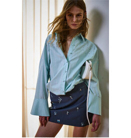 ACTITUDE TWIN SET 251AP2487 CAMICIA CANAL BLUE