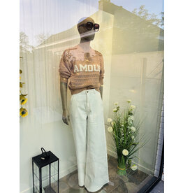 JANICE DEXTER OFF WHITE JEANS