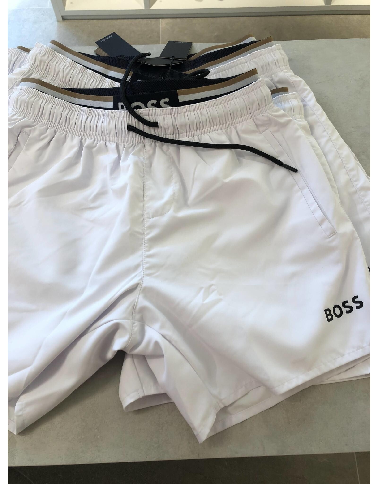 Hugo Boss 50491868 THORNFISH SWIM SHORTS NATURAL