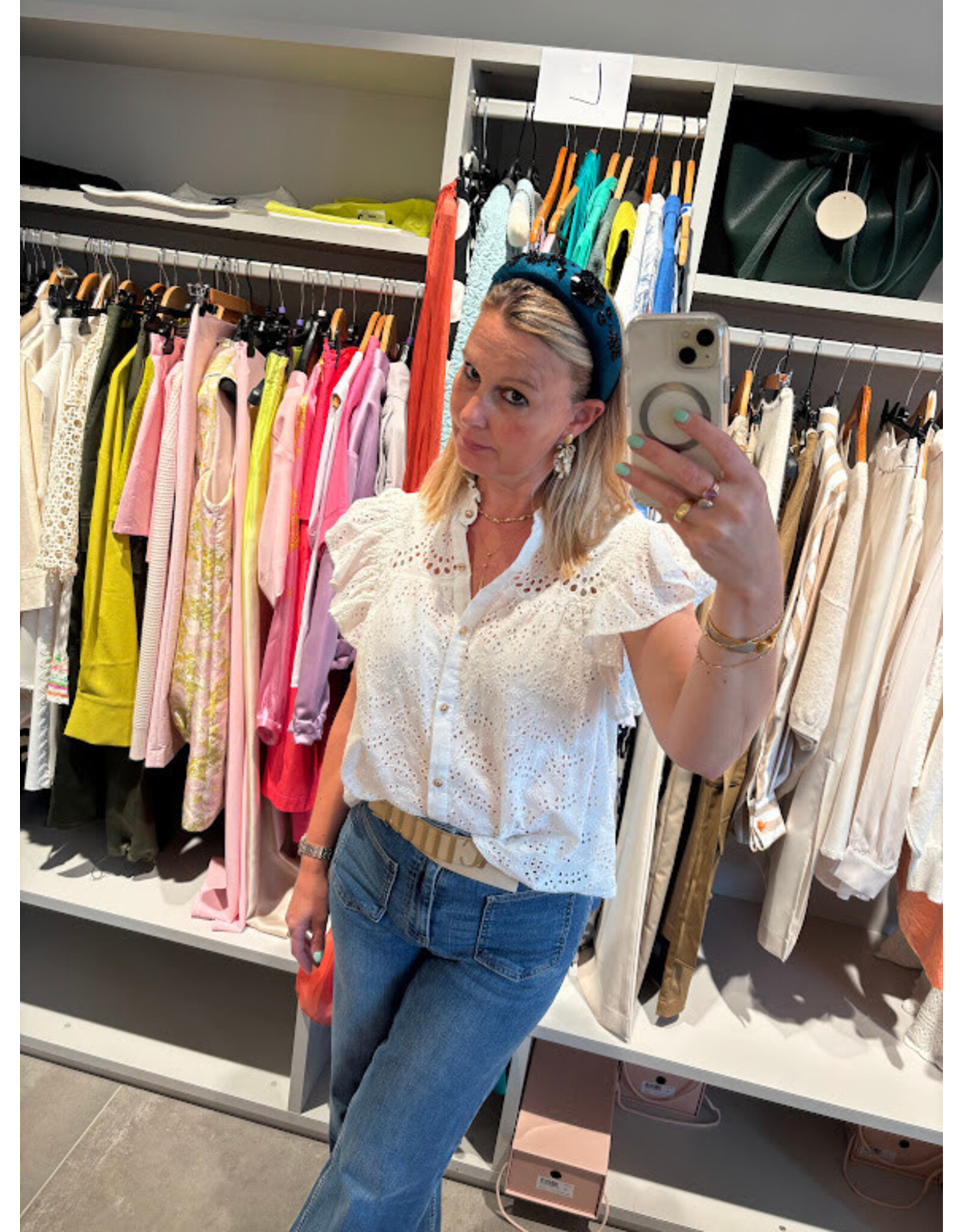 ACTITUDE TWIN SET 252AA4031 CERCHIETTO GREEN DIADEEM