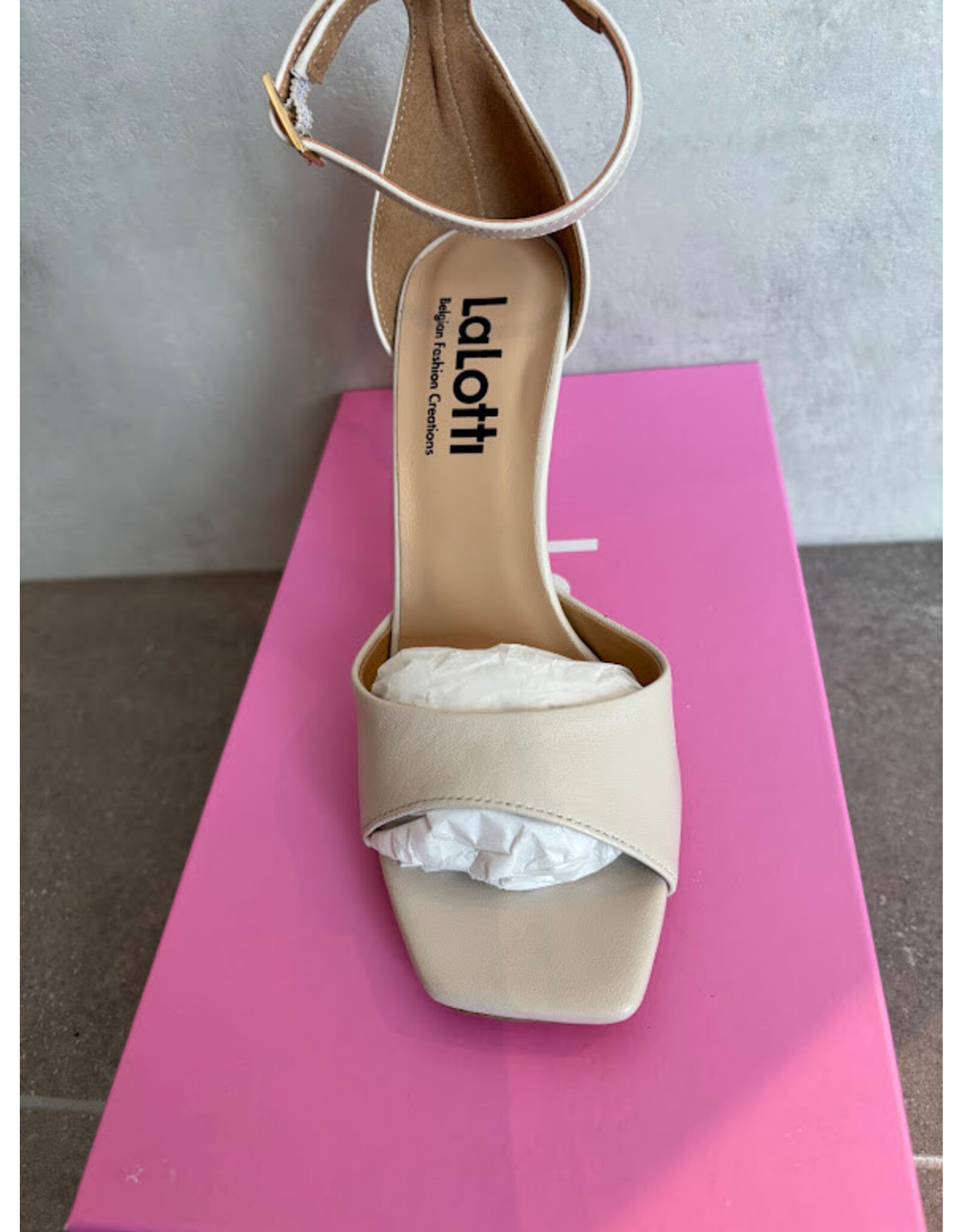 LALOTTI HANNAH HIGH HEEL ECRU