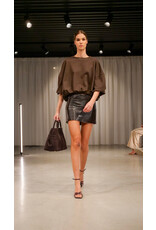 MARCH23 SKIRT CARMINA CHOCOLAT