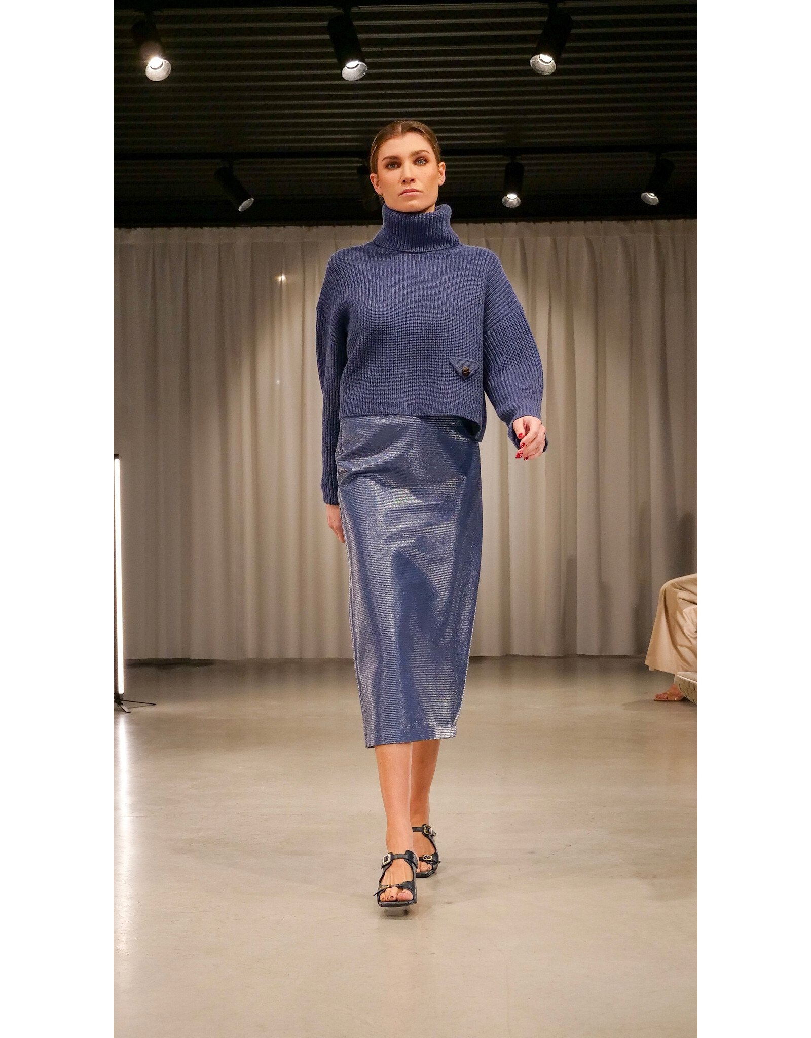 MARCH23 SKIRT CORIANNE CLOUDY BLUE