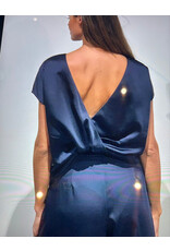 JUST EVE TOP ETTA LUNAR NAVY